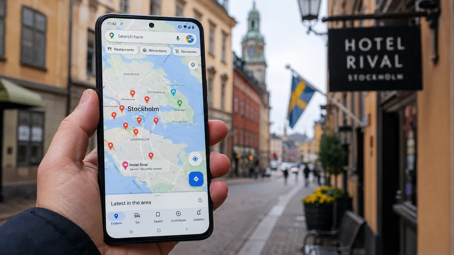 Download Google Maps offline for the city + 5km around your hotel